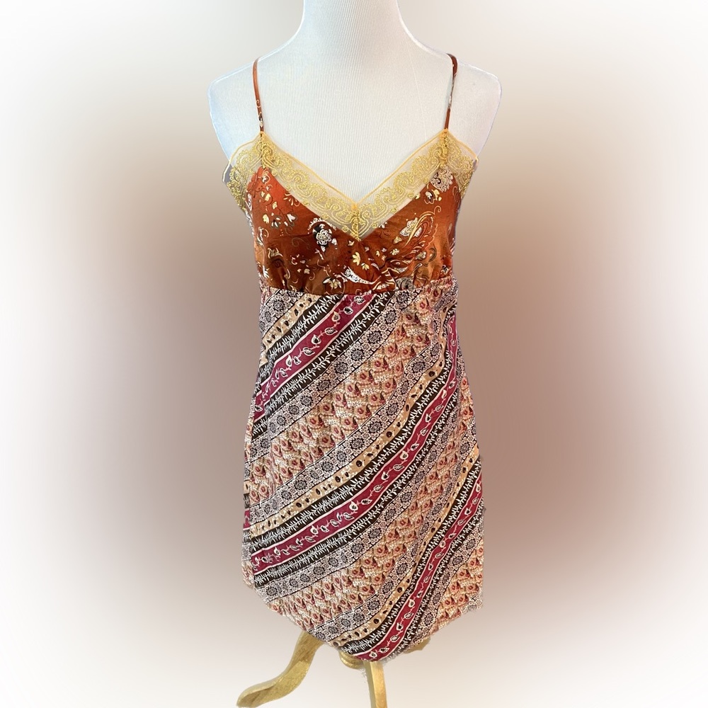 Xhilaration Y2K Patterned Dress (M)